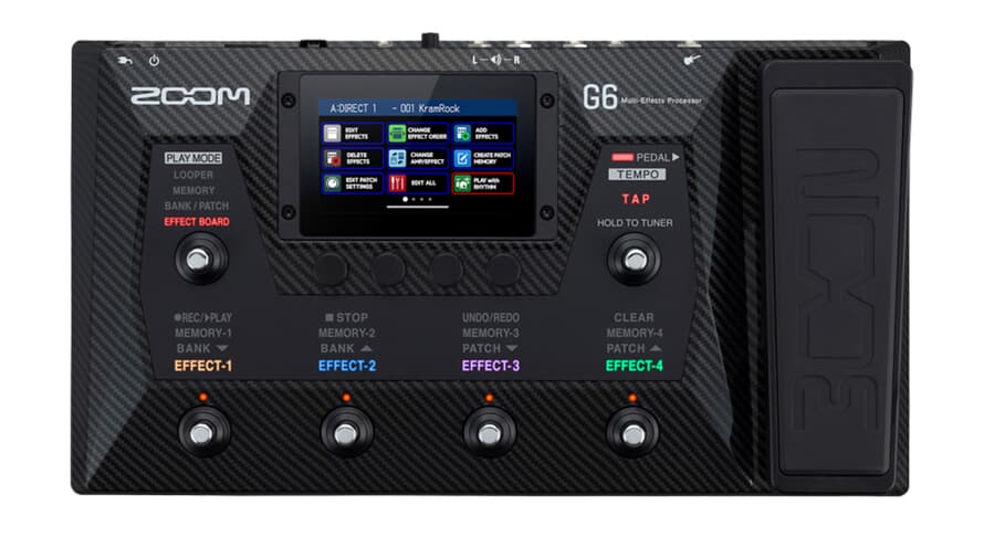 Zoom G6 Processore multieffetto per chitarristi