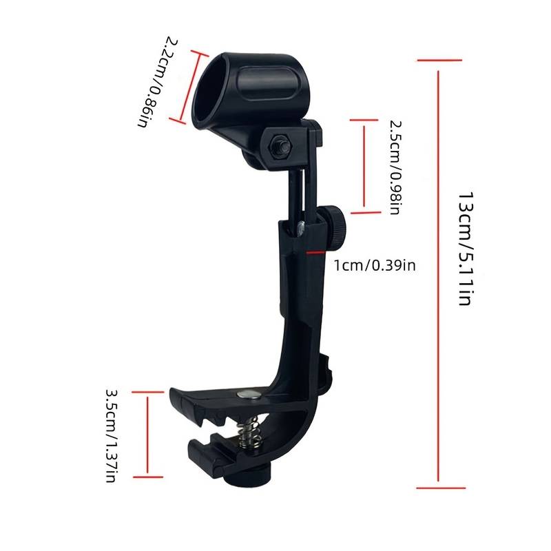 Clip Regolabile Per Microfono A Tamburo