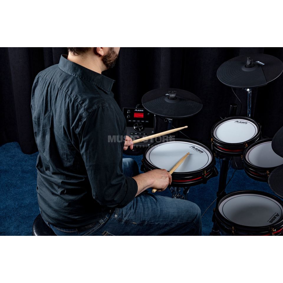 Alesis Strike Pro Kit SE Batteria elettronica premium a 11 pezzi con teste a rete