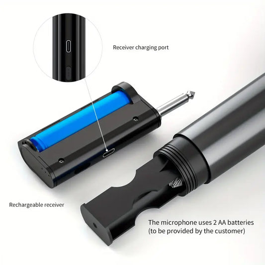 JYX U-180 Microfono dinamico wireless