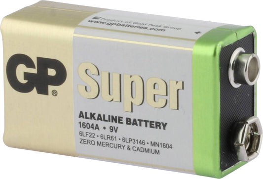 GP Batterie GP1604A / 6LR61 9 V / PP3 Batteria alcalino-manganese 9 V 1 pz.