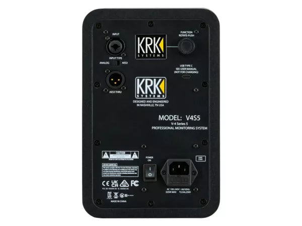 KRK V4 S5 Monitor da Studio Attivo Bi-Amplificato 4"