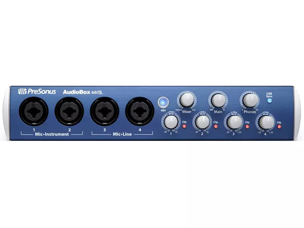 Interfaccia Audio USB PreSonus AudioBox 44 VSL 4x4 MIDI 96kHz