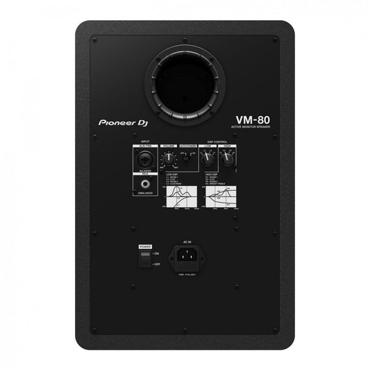 Pioneer DJ VM-80 monitor attivo da 8"(pc) / Nero
