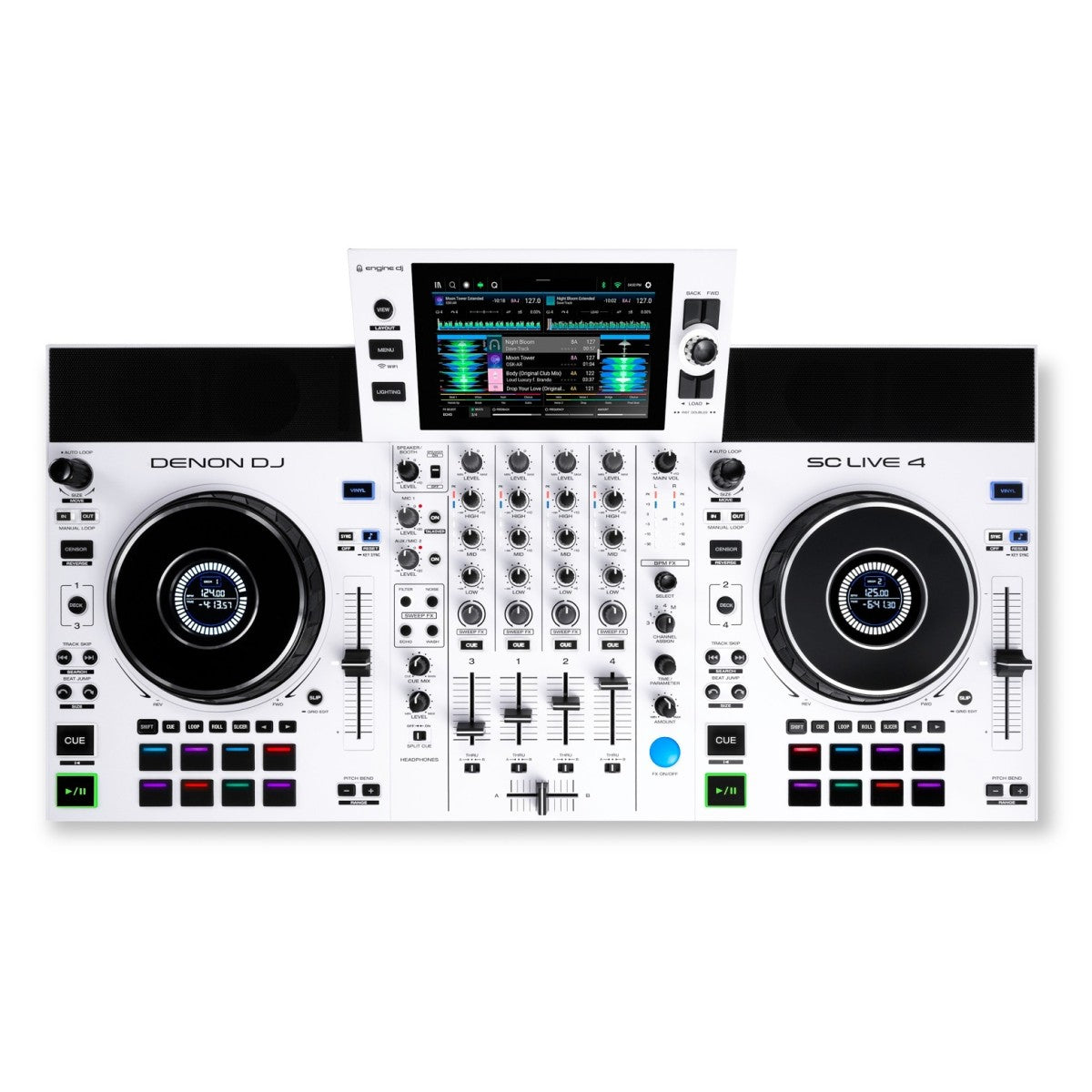 Denon DJ SC Live 4 Controller DJ Standalone a 4 Canali