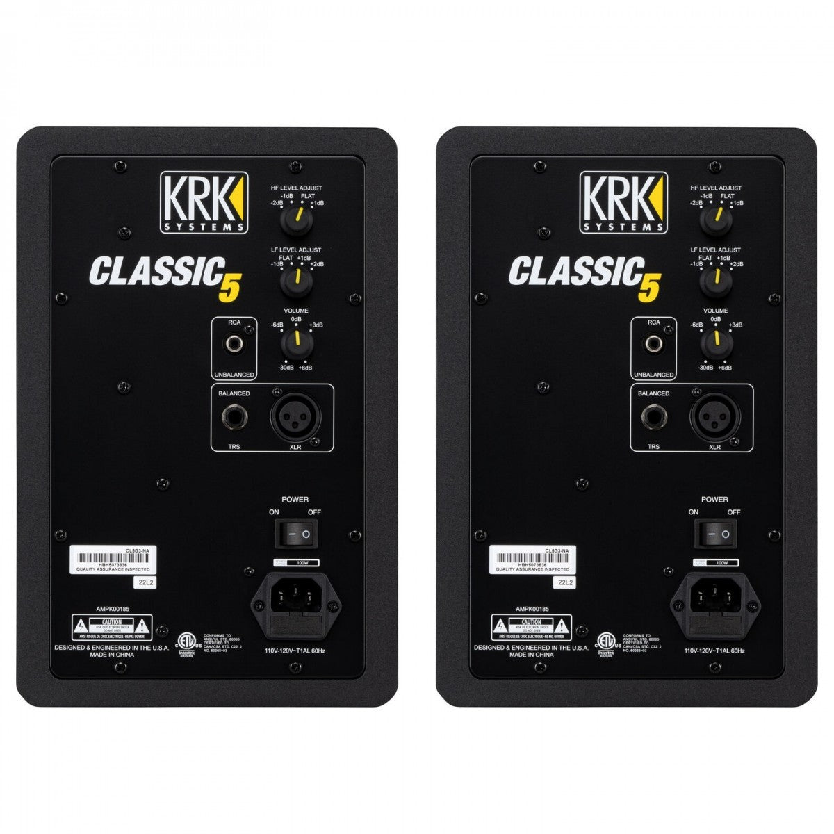 KRK Classic 5 Powered Studio Monitor Pack