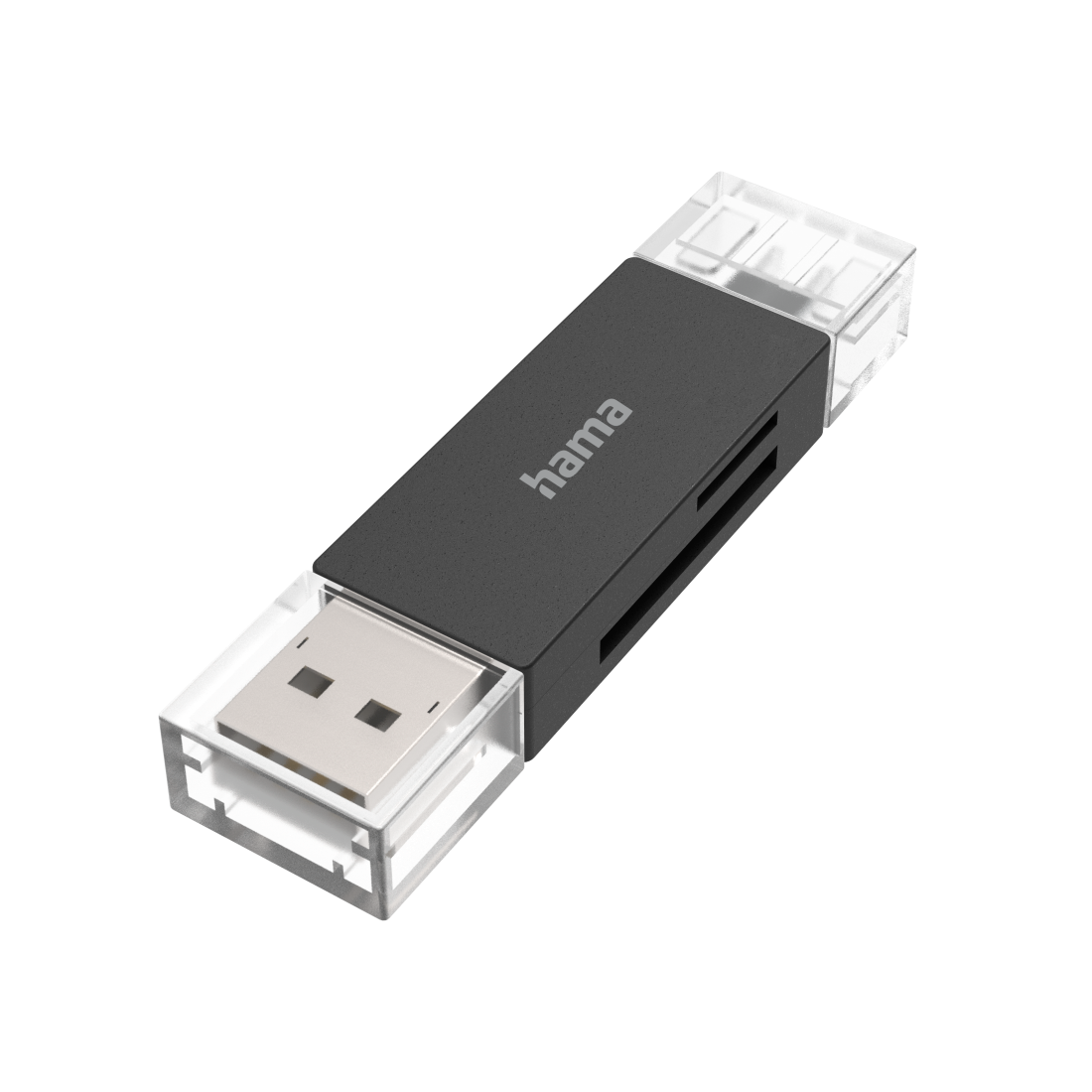 Hama Lettore di carte USB, OTG, USB-A + USB-C, USB 3.2, SD/microSD