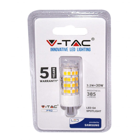 V-TAC PRO Faretto LED Chip Samsung G4 3,2W 3000K (Blister 1 pezzo)