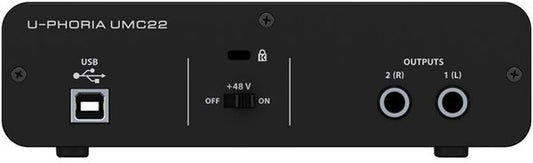 Behringer UMC22 - U-PHORIA - interfaccia USB