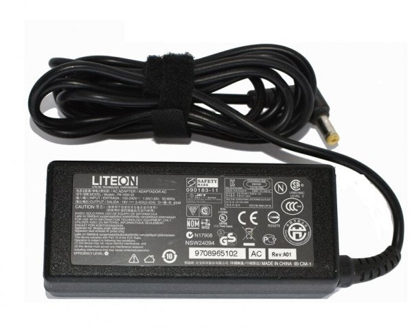 TRASFORMATORE AC ADAPTER EU SUPPLY POWER - IN 100-240V - OUT 19V DC / 3,42 A / 65W