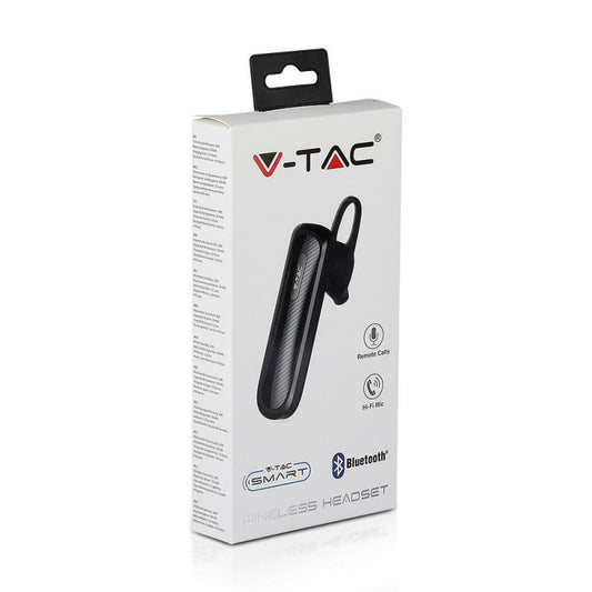 V-TAC Auricolare Bluetooth 70mAh Colore Nero