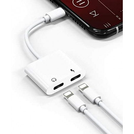 Adattatore iphone lightning cuffie e lightning ricarica