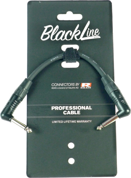 Cavo Jack 6.3mm to Jack 6.3mm Blackline DC0103AA 0.15m