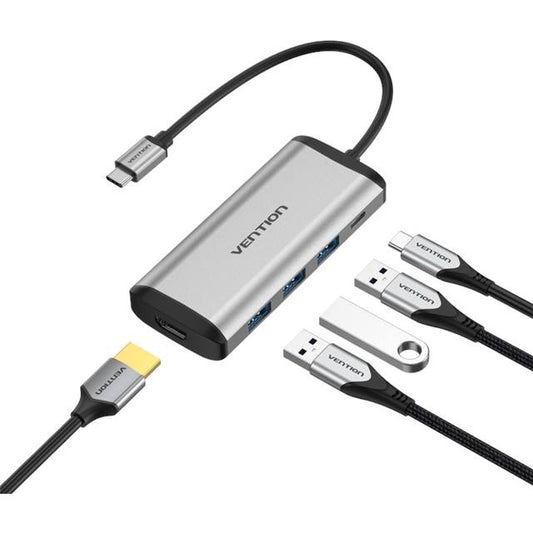 Vention USB C Docking station 5in1 4K ULTRA HD, 100W