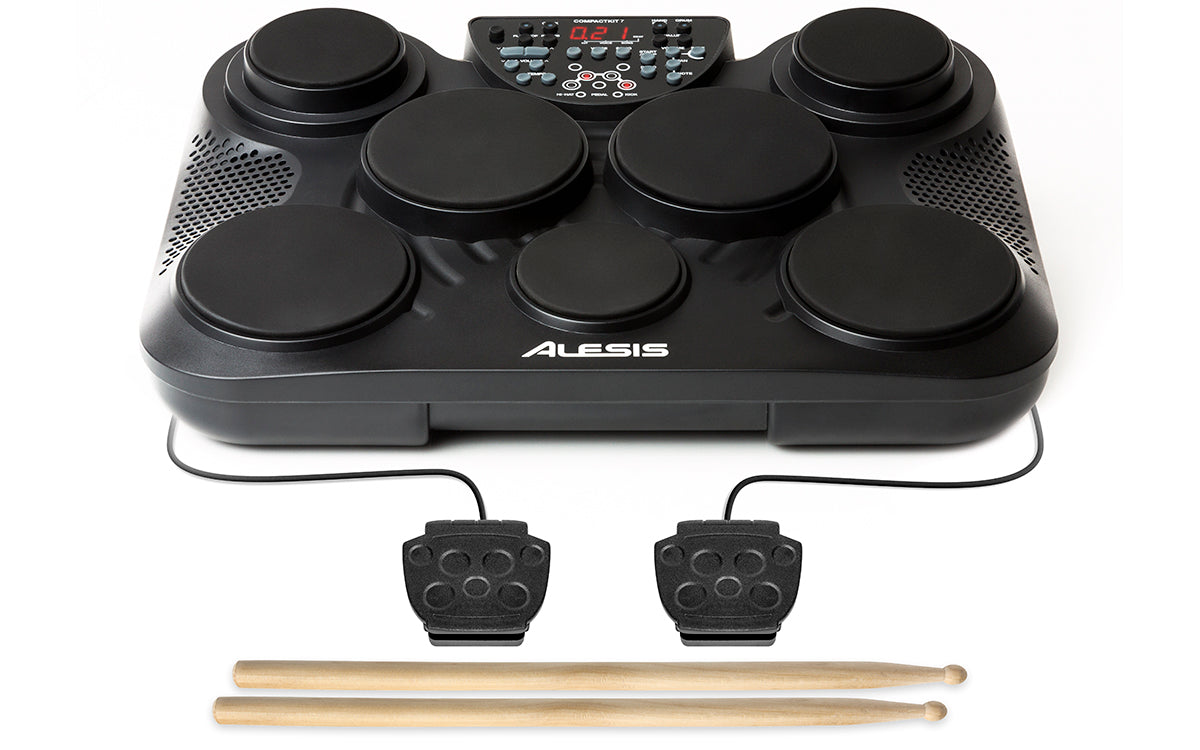 Alesis - COMPACTKIT 7 - 7-Pad Portable Tabletop Drum Kit