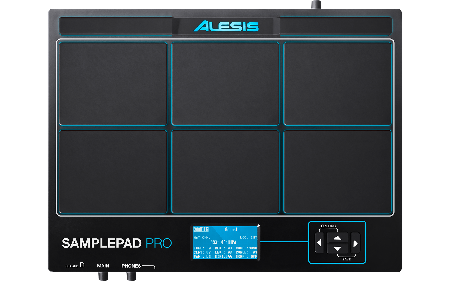 Alesis - SAMPLEPAD PRO 8 - Pad Percussion and Sample-Triggering Instrument
