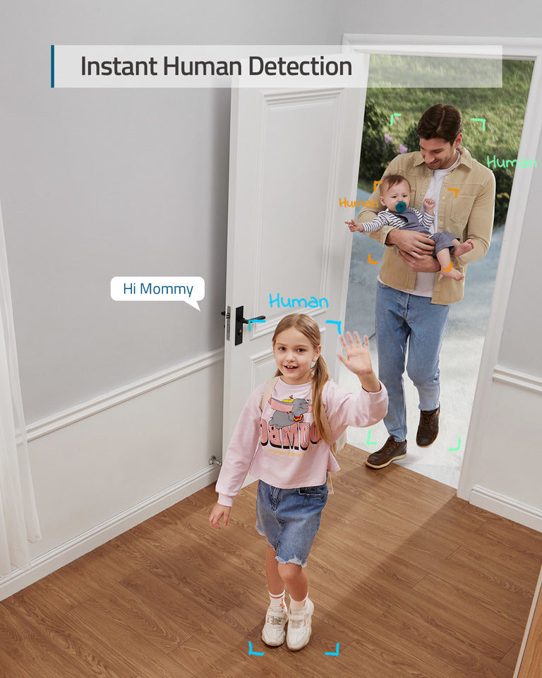 eufy Security Solo IndoorCam P24, 2K, Pan & Tilt, Indoor Security Camera