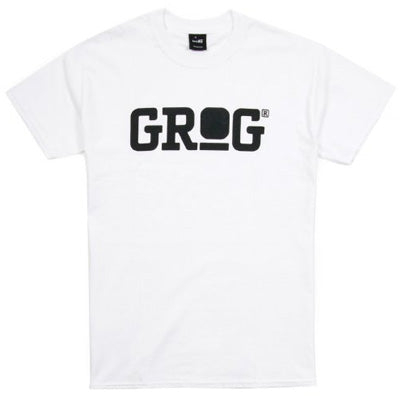 GROG T-SHIRT LOGO WHITE/BLACK