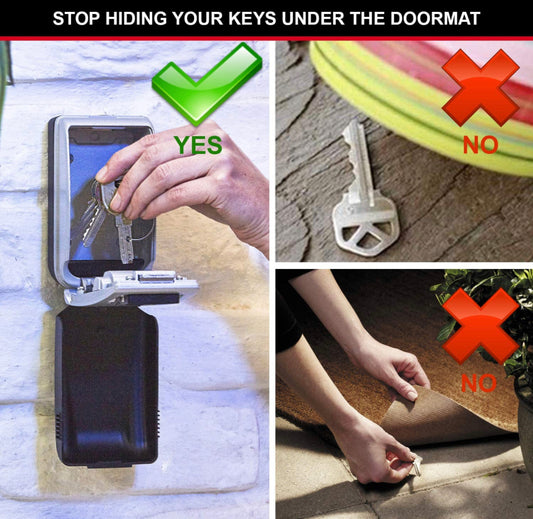 Master Lock Cassaforte per Chiavi Retroilluminata, Medio, Montaggio a Parete, Casseta di Sicurezza per Chiavi