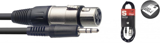 Cavo Female XLR to Stereo Mini Jack 1m - STAGG